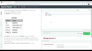 HackerRank SQL Weather Observation Station 4 SQL Learning