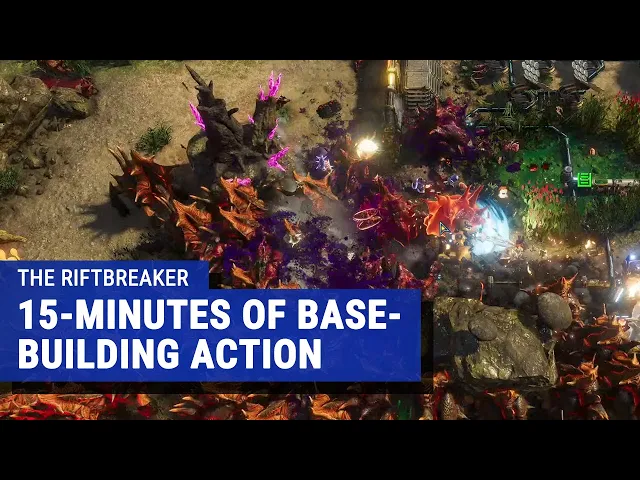 The Riftbreaker gameplay - StarCraft meets They Are Billions meets Diablo