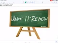 Algebra 1 Unit 11 Review