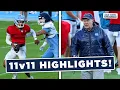 HIGHLIGHTS: UNC Football Practice Like A Pro 11v11