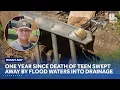One year since death of teen swept away by flood waters in Mount Airy