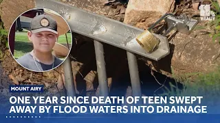 One year since death of teen swept away by flood waters in Mount Airy