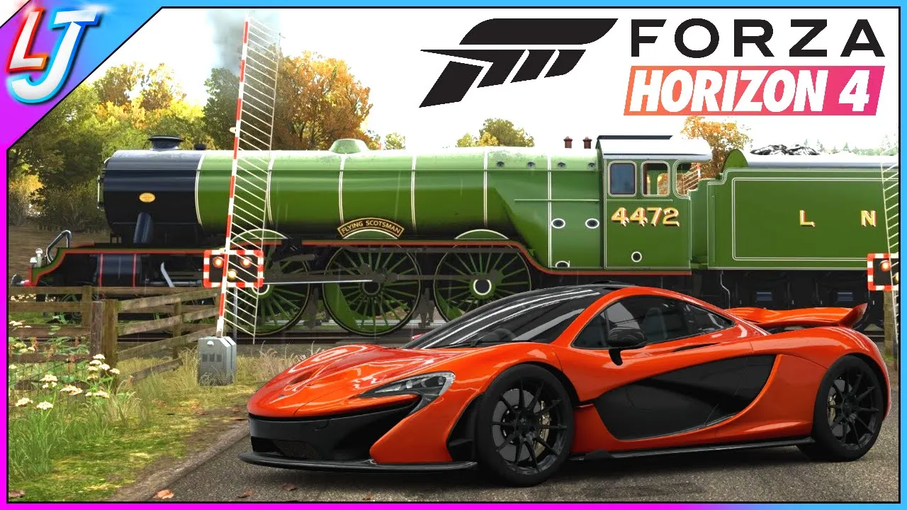 Forza Horizon 4 - The Flying Scotsman - Train VS Car (Race)