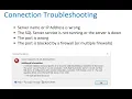 SQL Server Connection Troubleshooting Including Docker - Network-Related Error Server Was Not Found