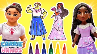 Disney Encanto Make DIY Shrinky Dinks With Carrie Hands | Carrie Hands Gets Crafty