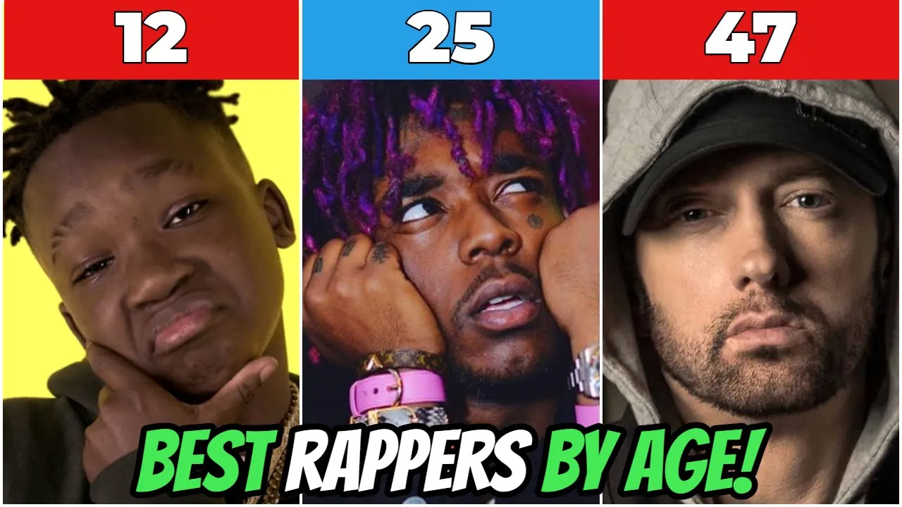 BEST RAPPERS BY AGE! (12-55)