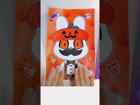 DIY Roblox Animal Hospital Halloween Barney diysticker 로블록스 동물병원 할로윈 종이스티커#animalhospital