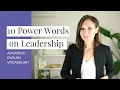 10 English Power Words The Language of Leadership