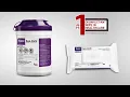 Super Sani-Cloth Disinfecting Wipes In-Service Training Canisters and Softpack