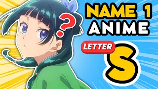 Name 1 ANIME For Each LETTER A Z ANIME QUIZ 