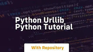 python urllib Python Tutorial