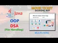 How to Build a Movie Ticket Booking App in Java GUI OOP DSA File Handling Tutorial