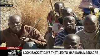 marikana massacre a look back at days that led to the massacre