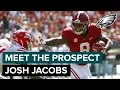Analyzing Josh Jacobs Varied Skill Set Meet the Prospect Philadelphia Eagles