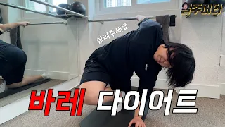 일주일 동안 바레를 해봤습니다. 바레 다이어트!