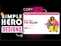 Create a Beautiful Responsive Hero Section HTML CSS JavaScript Tutorial