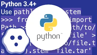 How do I get the filename without the extension from a path in Python