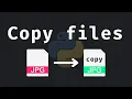 How To Copy Files Python Recipes