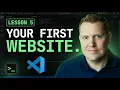 Build a Website with an AI Coding Agent in VS Code Lesson 5 of 10