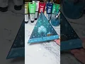 Snowy winter painting idea easy acrylic painting for beginners