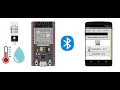 Send data measured by DHT22 sensor connected to ESP32 via Bluetooth