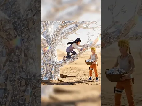 Naruto and Hinata Discovered Hidden Diamonds in the Desert, Then Sasuke Tricked Them!