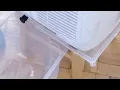How to drain a portable AC without a hose