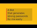 UiPath StudioX Project II - Password Generator