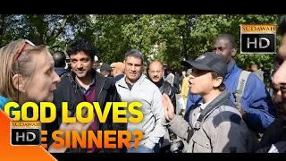 Download God loves the sinner Mansur Vs Christian Lady | Old Is Gold | Speakers Corner | Hyde Park MP3