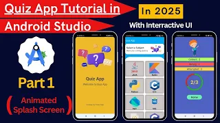 Quiz App Tutorial Android Studio Part 1 Quiz App Android Studio