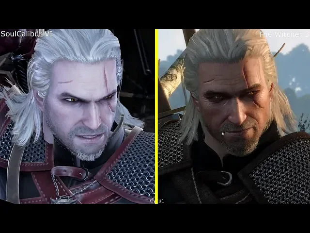 SOULCALIBUR VI vs The Witcher 3 - Geralt's Model Comparison