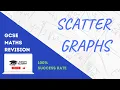 SCATTER GRAPHS GCSE MATHS 9-1 EDEXCEL AQA CIE OCR