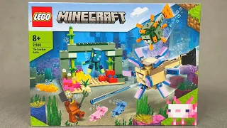LEGO MINECRAFT 21180 | WALKA ZE STRAŻNIKAMI | RECENZJA