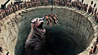 إمبراطور ظالم كل سنة يقدم الفقراء قربان لوحش محبوس بداخل نفق والسبب غريب فيلم 