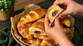Qat qat yumshoqqina do’mboqqina shokolad va makli bulochkalar / Слоёные БУЛОЧКИ с начинкой