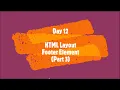 HTML Tutorial Marathi Day 12 HTML Layout 3