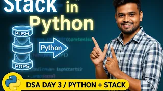 Stack in Python Push Pop Peek DSA with Python