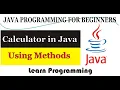 Calculator in Java Using Methods Explained Learn Programming