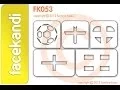 fk53 - England face painting stencil