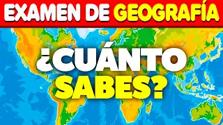 EXAMEN de GEOGRAFÍA 🌍 ¿Cuánto Sabes de Cultura General? (40 Preguntas) 🧠 | Play Quiz Trivia
