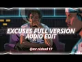 Excuses (Full Version) - AP Dhillon & Gurinder Gill [edit audio]
