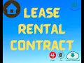 Editable RENTAL CONTRACT Lease AGREEMENT Template Download Word Document