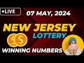 New Jersey Midday Lottery Results For - 07 May 2024