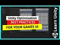 How to optimize your UI in Unity for better performance