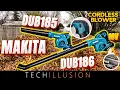 HOW GOOD are the MINI 18V BLOWERS from MAKITA Makita DUB185 DUB186 18V LXT - Review Test