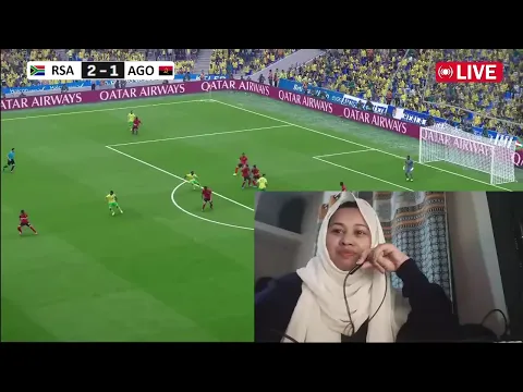 Video Thumbnail: 🔴South Africa vs Angola Live I CAF Africa Cup of Nations 2025 Full Match Stream I PES 21 Simulation