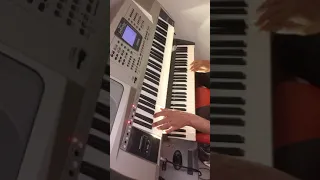 عزف اغنية كان ودي نلتقي تسجيل داخلي Samer Alhusen Triton Xtreme 