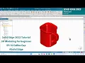 Solid Edge 2022 Tutorial - 3D Modeling for beginner EP 10 Coffee Cup