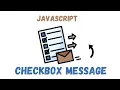 How TO - Display Text when Checkbox is Checked JavaScript Coding Challenges JavaScript Tutorials
