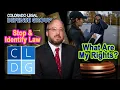 Stop Identify Law in Colorado What Are My Rights